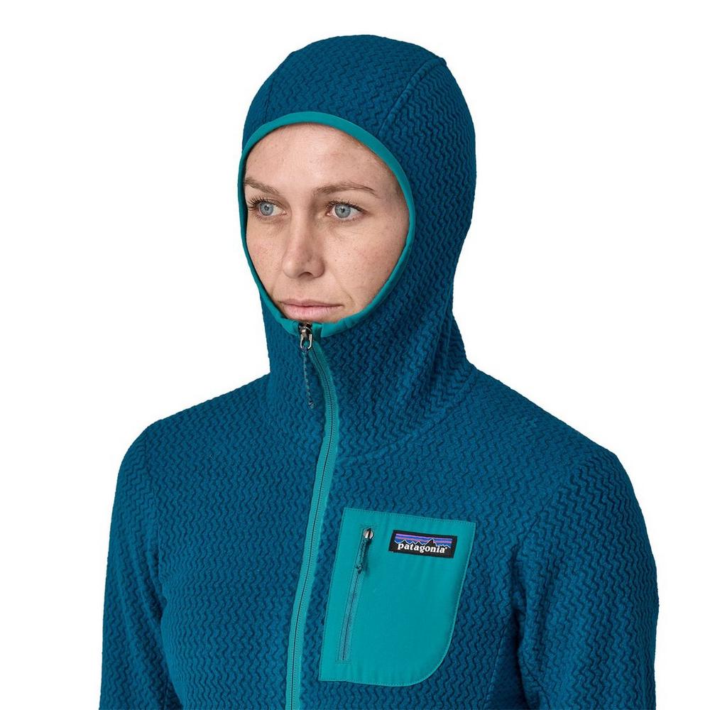 Women s Patagonia R1 Air Full Zip Hoody Blue George Fisher UK