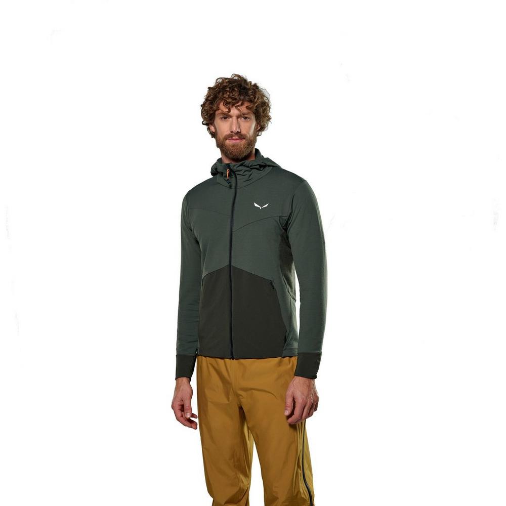 Salewa Men's Puez Alpine Merino Durastretch Jacket - Green