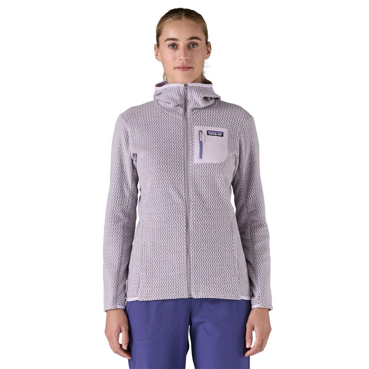 Patagonia Women's Men's R1 Air Full Zip Hoody - Purple