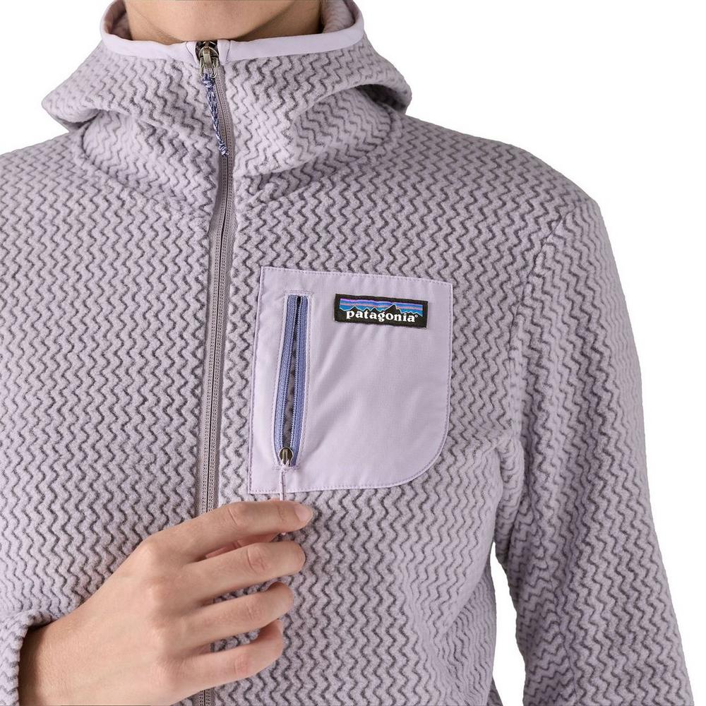 Patagonia Women's Men's R1 Air Full Zip Hoody - Purple