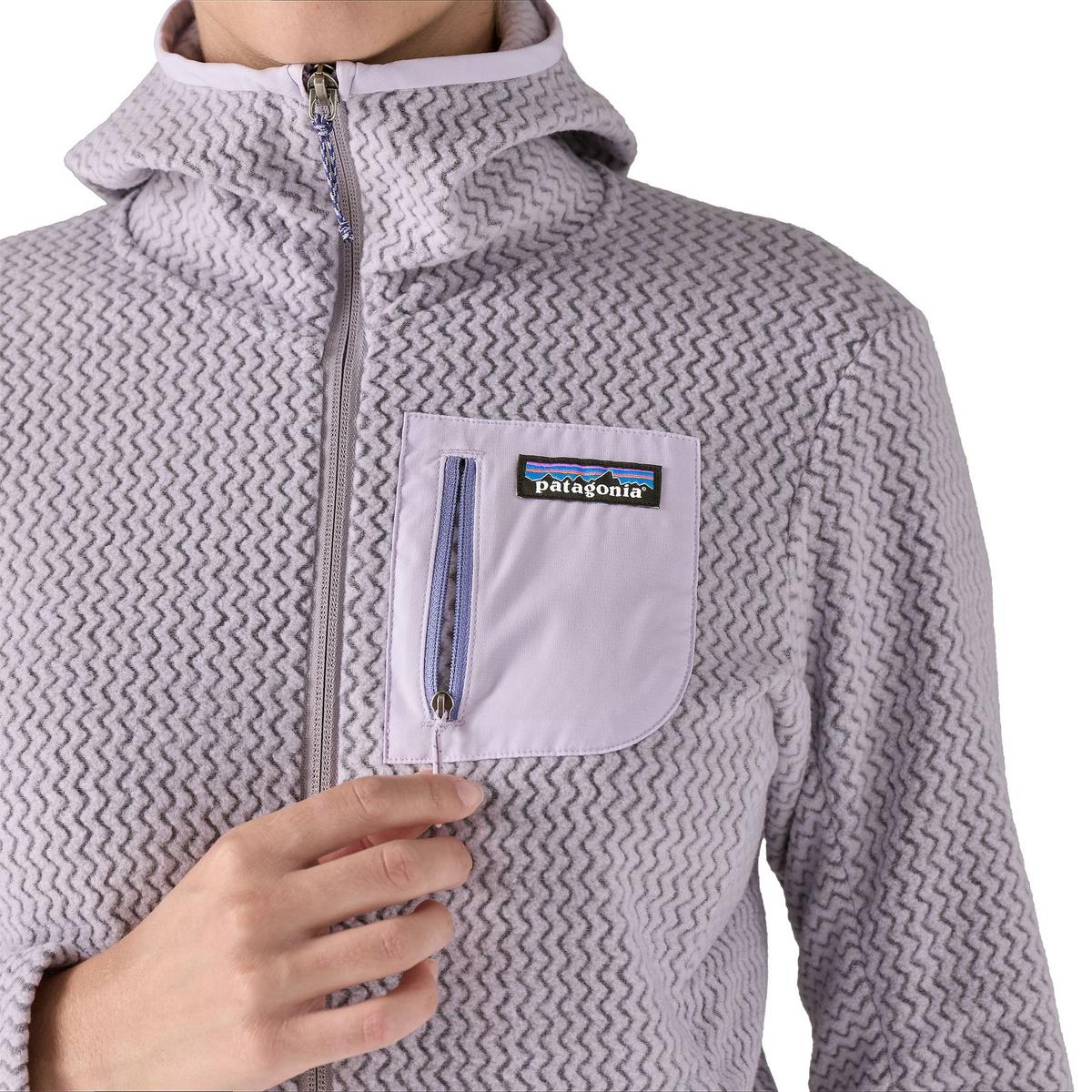 Patagonia Women's Men's R1 Air Full Zip Hoody - Purple