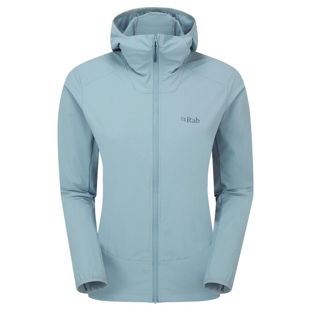 Rab Women's Borealis Hooded Jacket - Light Blue
