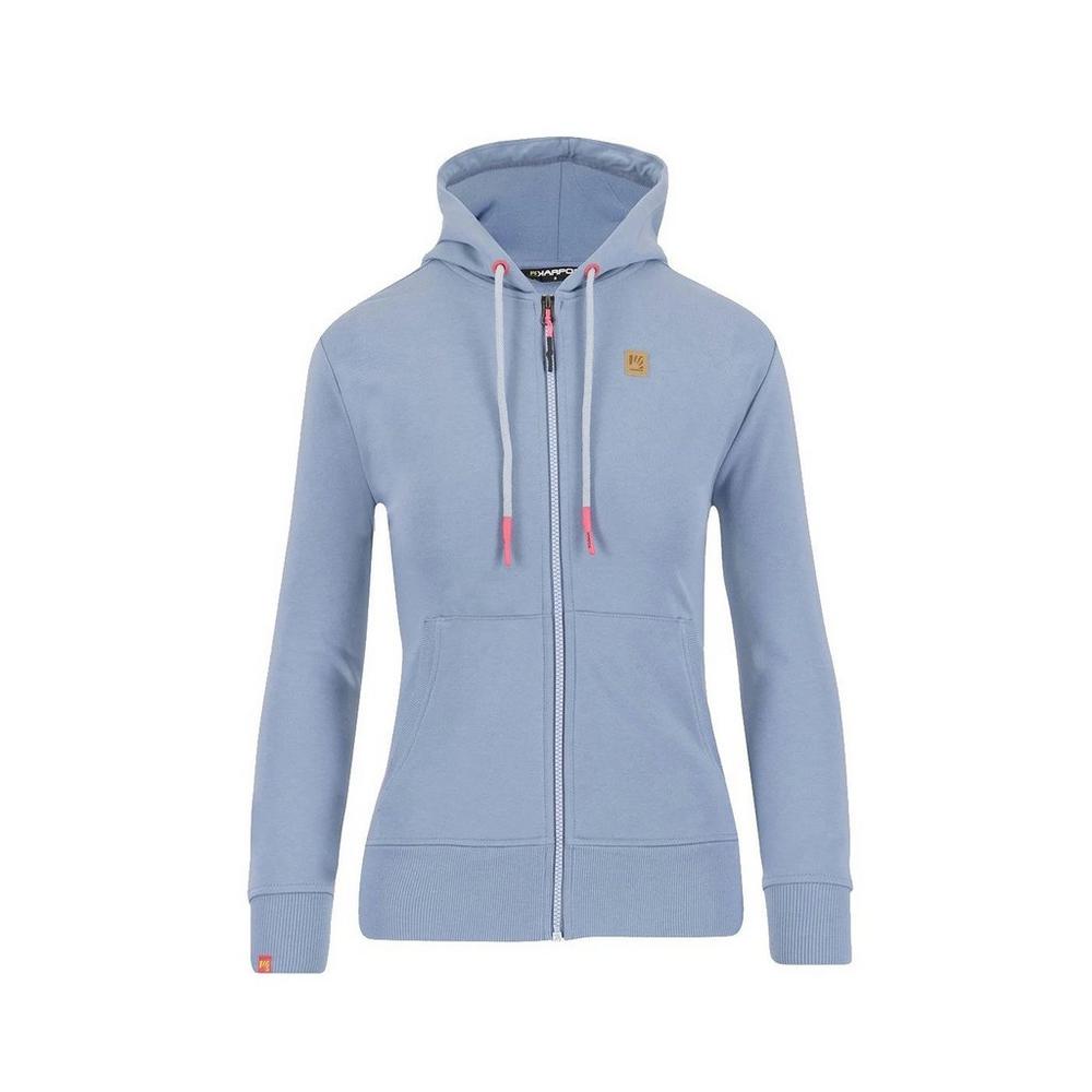 Karpos Women's Volpe Full Zip Hoodie - Blue