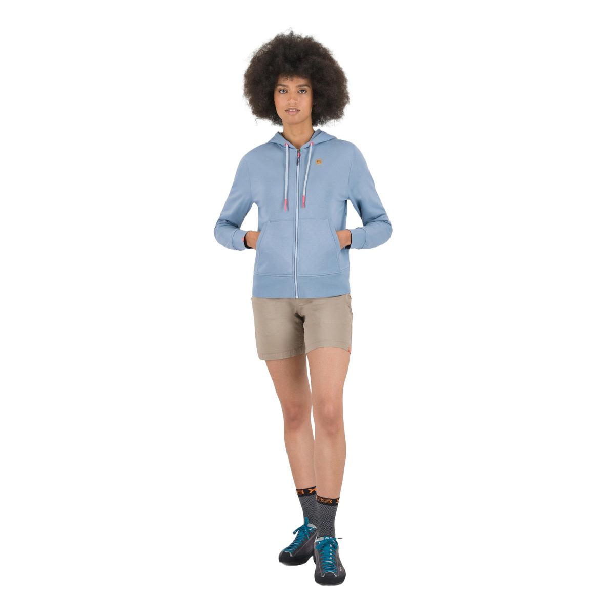 Karpos Women's Volpe Full Zip Hoodie - Blue