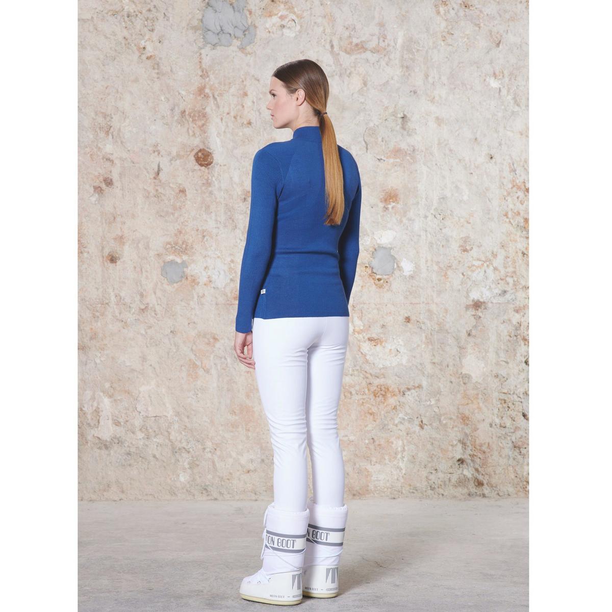 Poivre Blanc Women's Knit Sweater - Twilight Blue