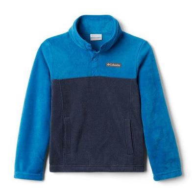 Columbia Kid's Steens Mountain 1/4 Snap Neck Fleece - Blue