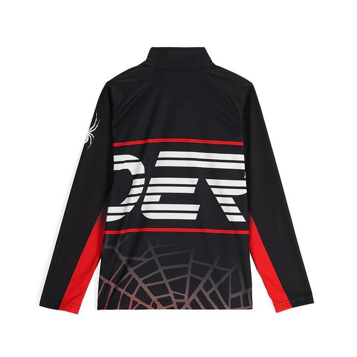 Spyder Kids' Web 1/2 Zip Fleece Jacket - Black