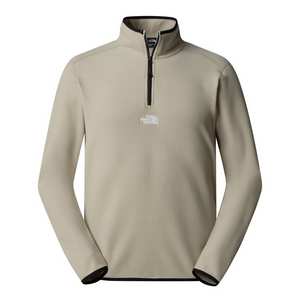 Men's Glacier Embossed Logo 1/4 Zip Fleece - Grey