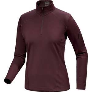 Women's Rho Zip Neck Base Layer Top - Phantasm