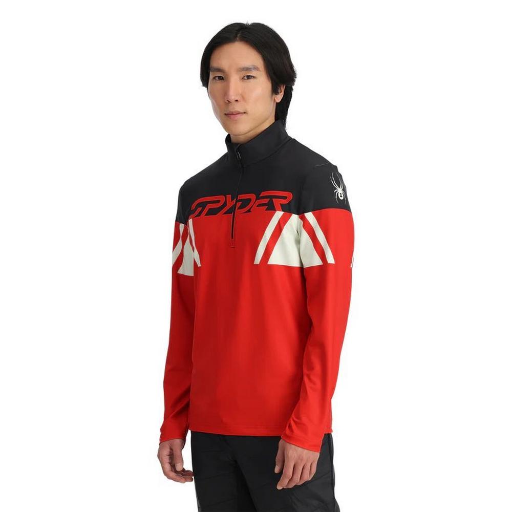 Spyder Men's Podium 1/2 Zip Fleece - Red