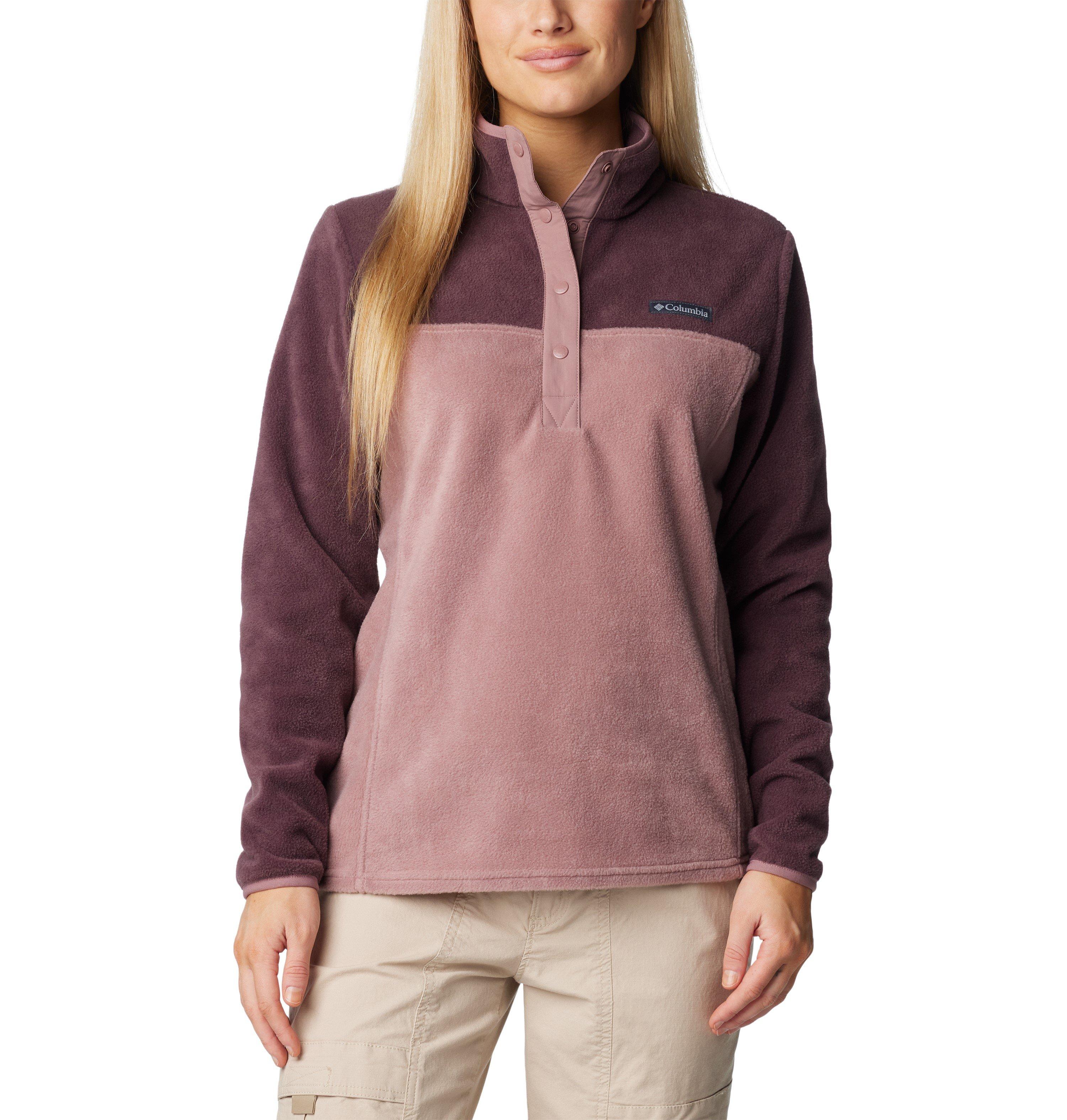 Columbia Women s Benton Springs 1 2 Snap Pullover Purple