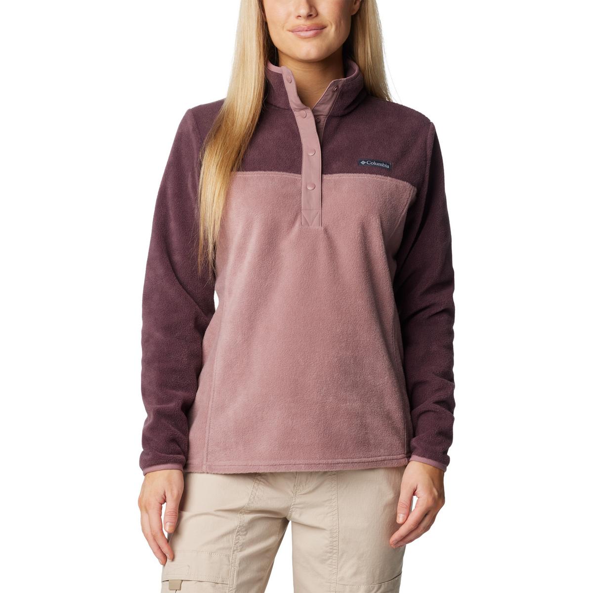 Columbia Women's Benton Springs 1/2 Snap Pullover - Purple