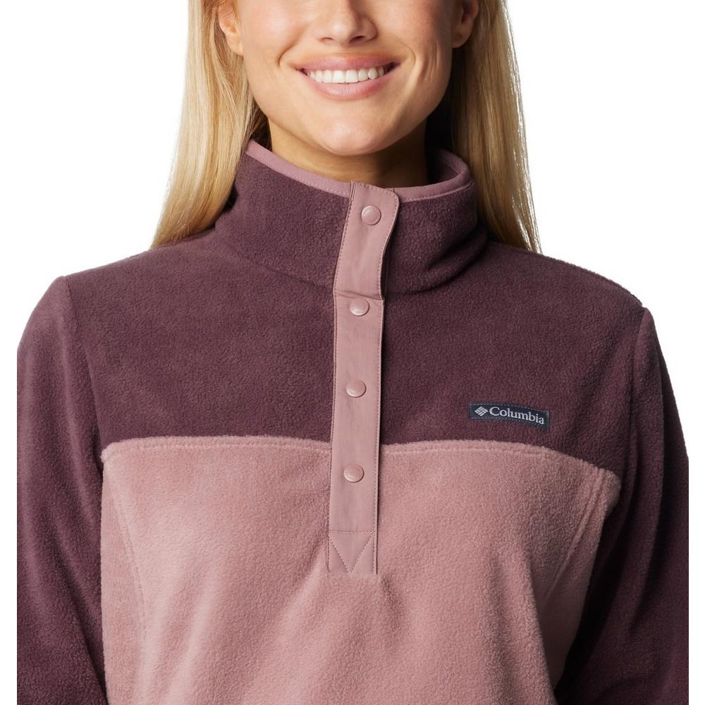 Columbia Women's Benton Springs 1/2 Snap Pullover - Purple