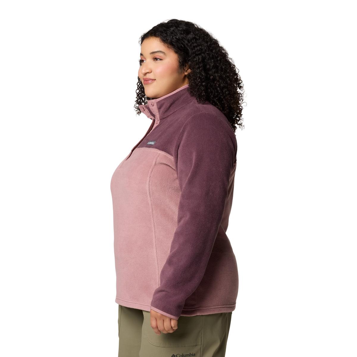 Columbia Women's Benton Springs 1/2 Snap Pullover - Purple