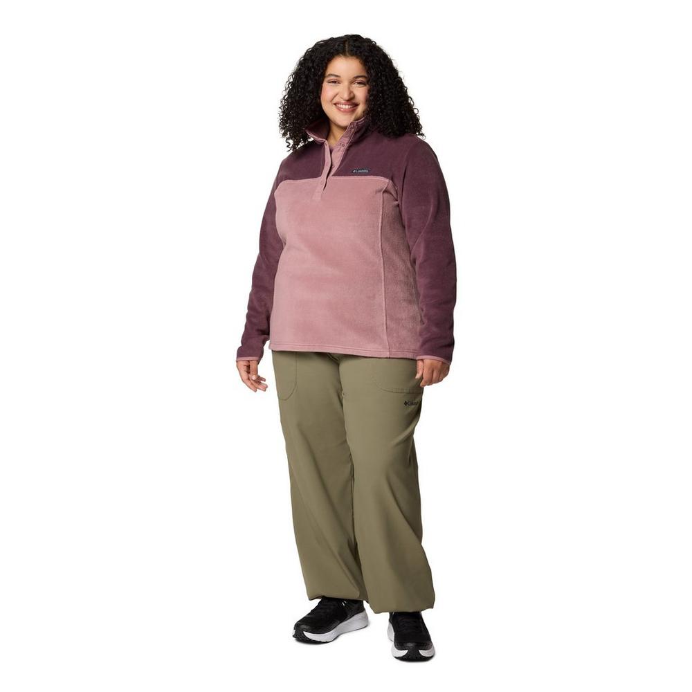 Columbia Women's Benton Springs 1/2 Snap Pullover - Purple