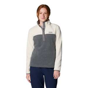 Women's Benton Springs 1/2 Snap Pullover - White / Grey