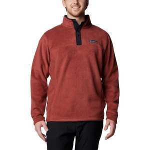 Men's Steens Mountain II 1/2 Snap Fleece - Red