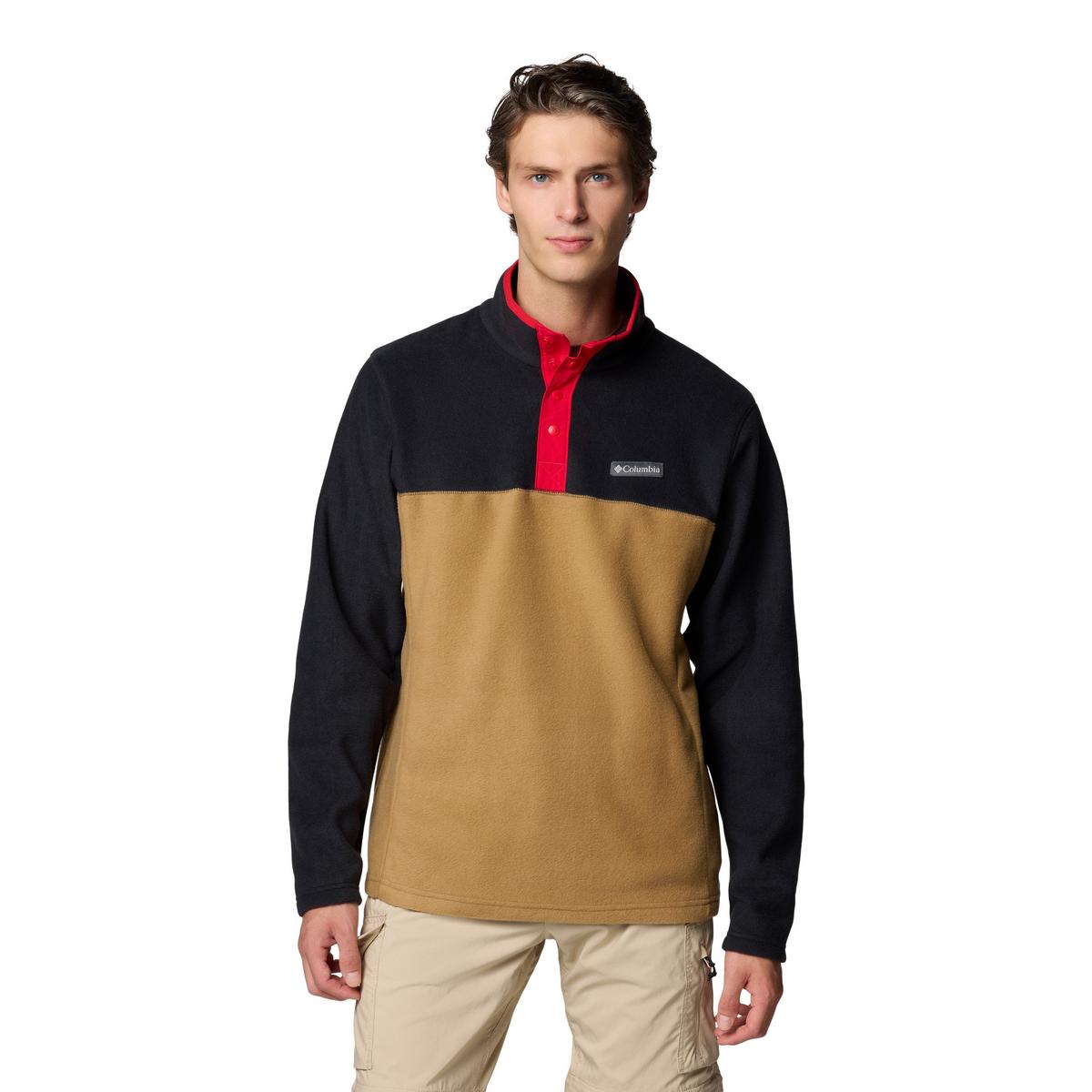 Columbia Men's Steens Mountain II 1/2 Snap Fleece - Brown
