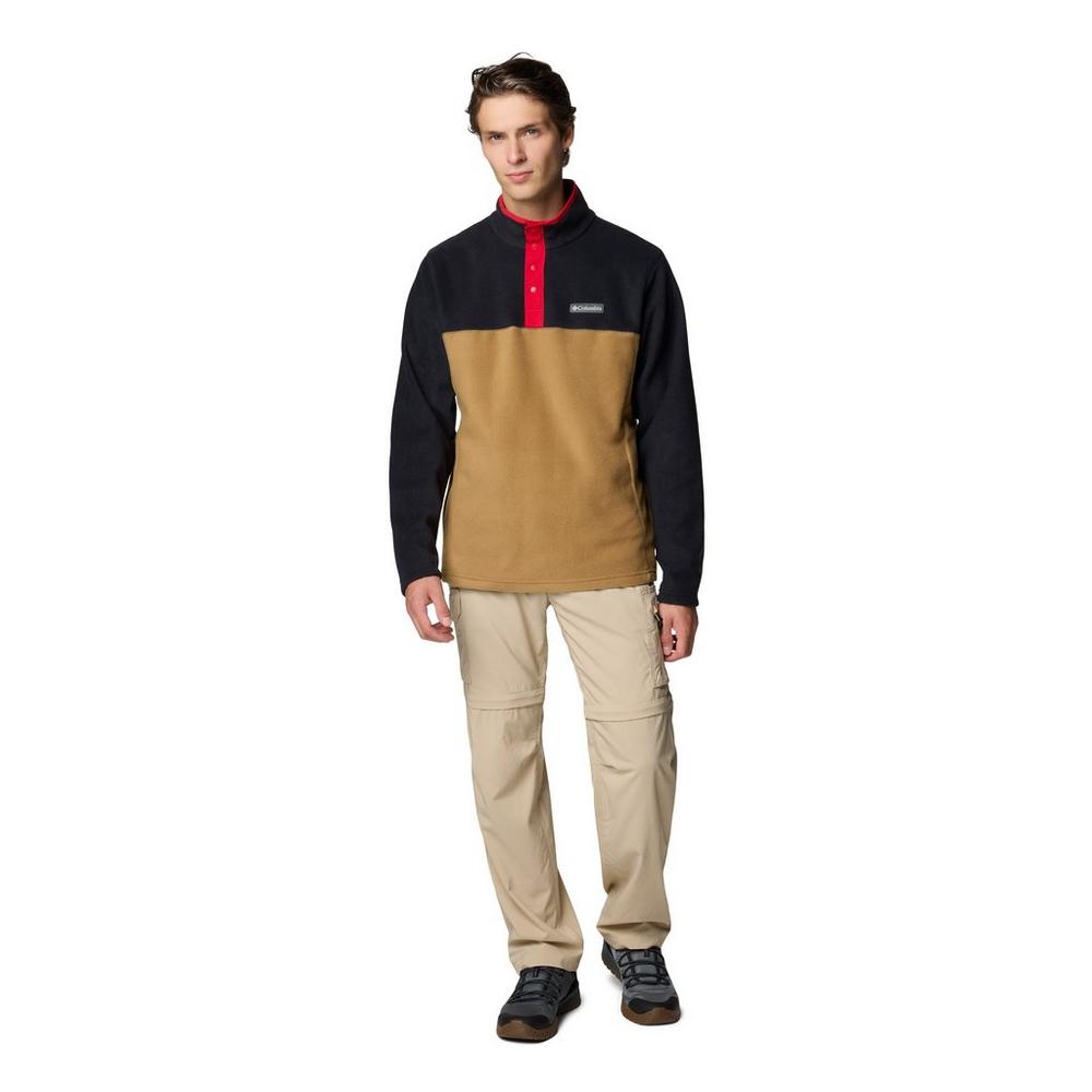 Columbia Men's Steens Mountain II 1/2 Snap Fleece - Brown