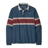  Men's Cotton Midweight Rugby Shirt - Big Tidepool Blue