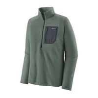  Men's R1 Air Zip Neck - Hemlock Green