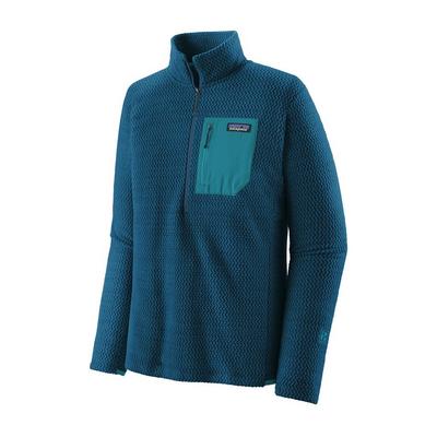 Patagonia Men's R1 Air 1/2 Zip Neck Fleece - Blue