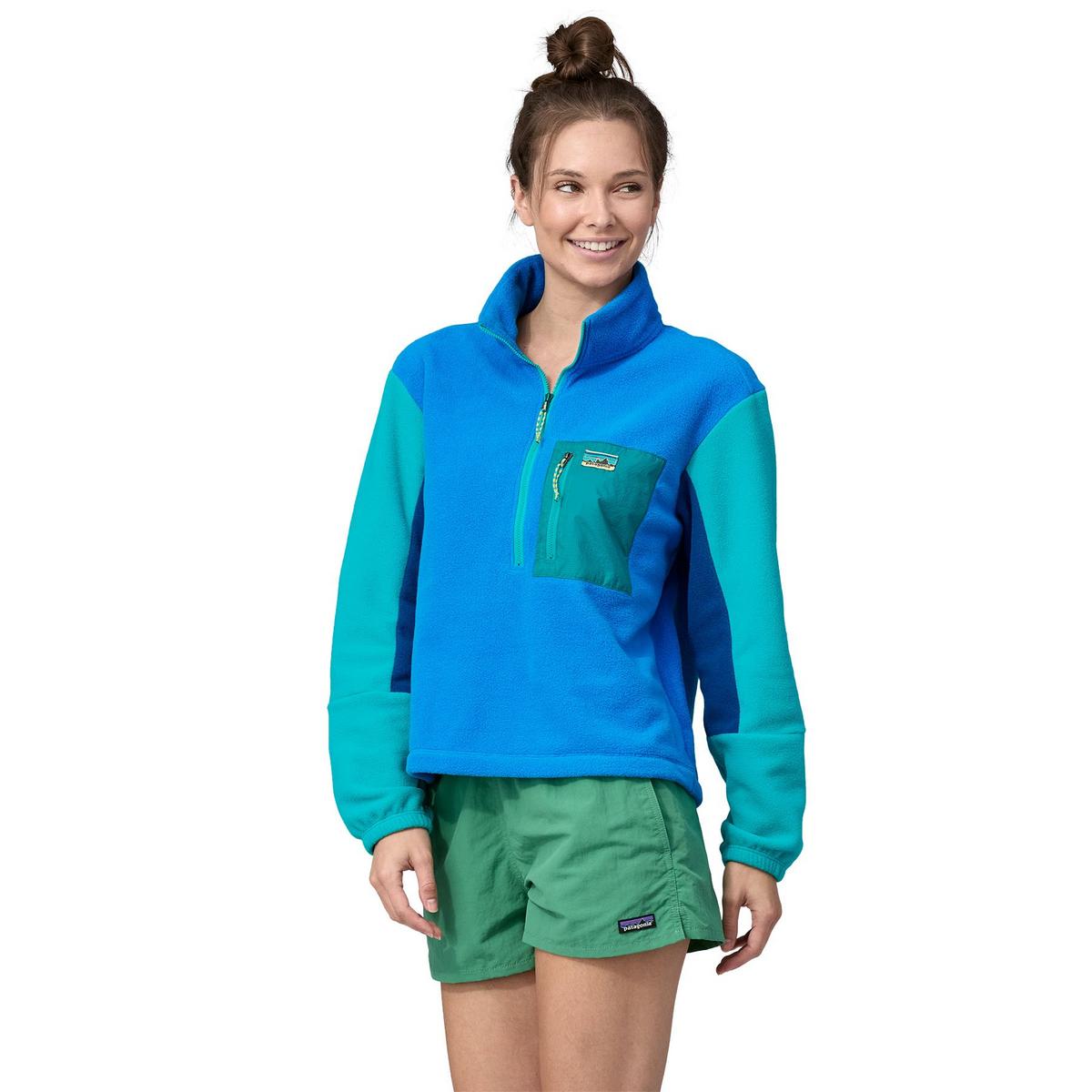 通販サイト一覧 1/2 Microdini Women's Patagonia Zip Blue Vessel - Pullover サーフィン・ボディボード