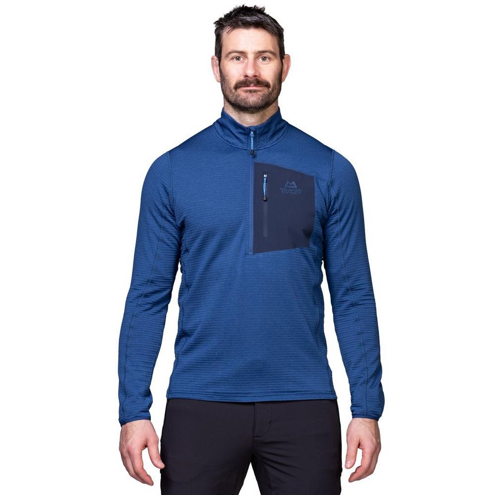 Mountain Equipment Men's Lumiko Zip T - Blue