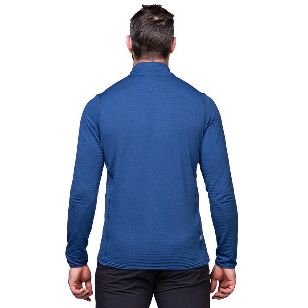 Mountain Equipment Men's Lumiko Zip T - Blue