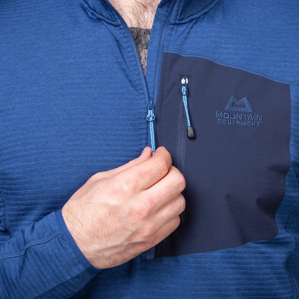 Mountain Equipment Men's Lumiko Zip T - Blue