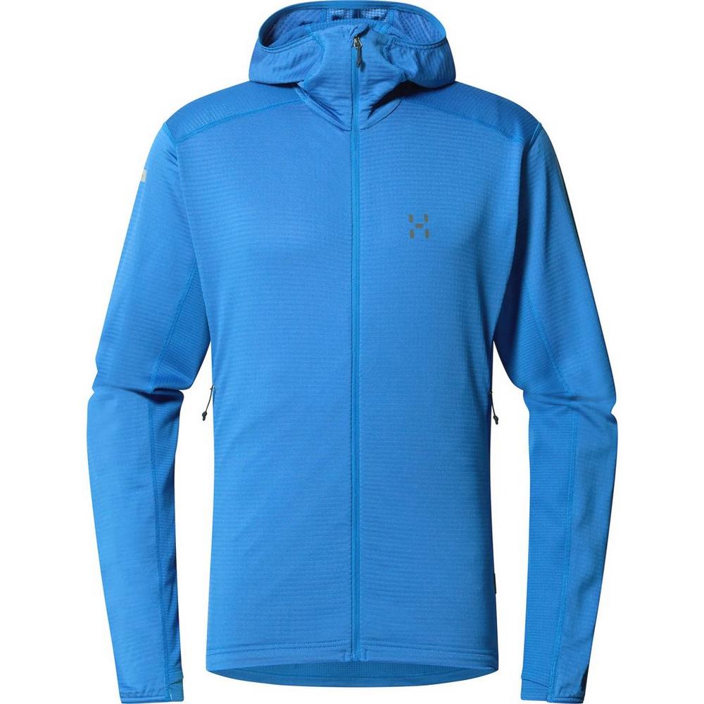 Haglofs Men's LIM Mid Multi II Hooded Fleece - Blue
