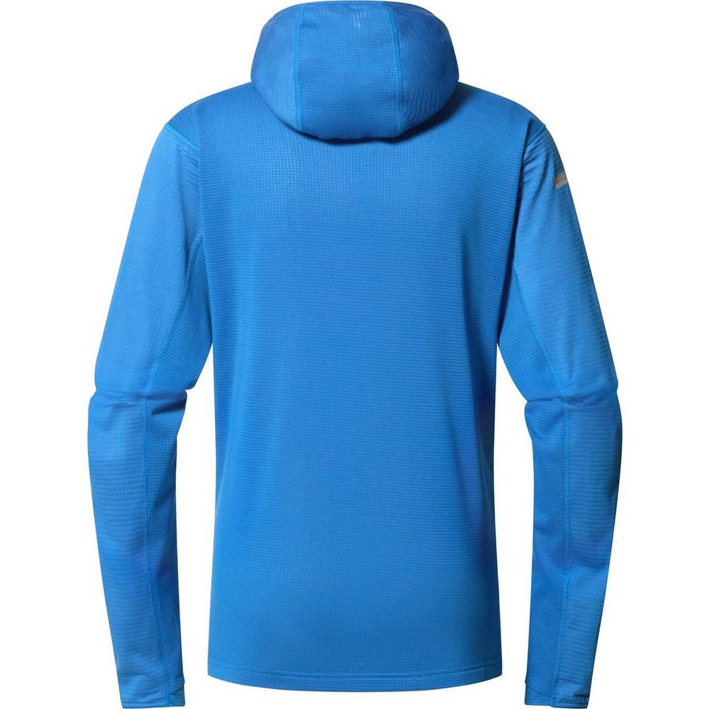 Haglofs Men's LIM Mid Multi II Hooded Fleece - Blue