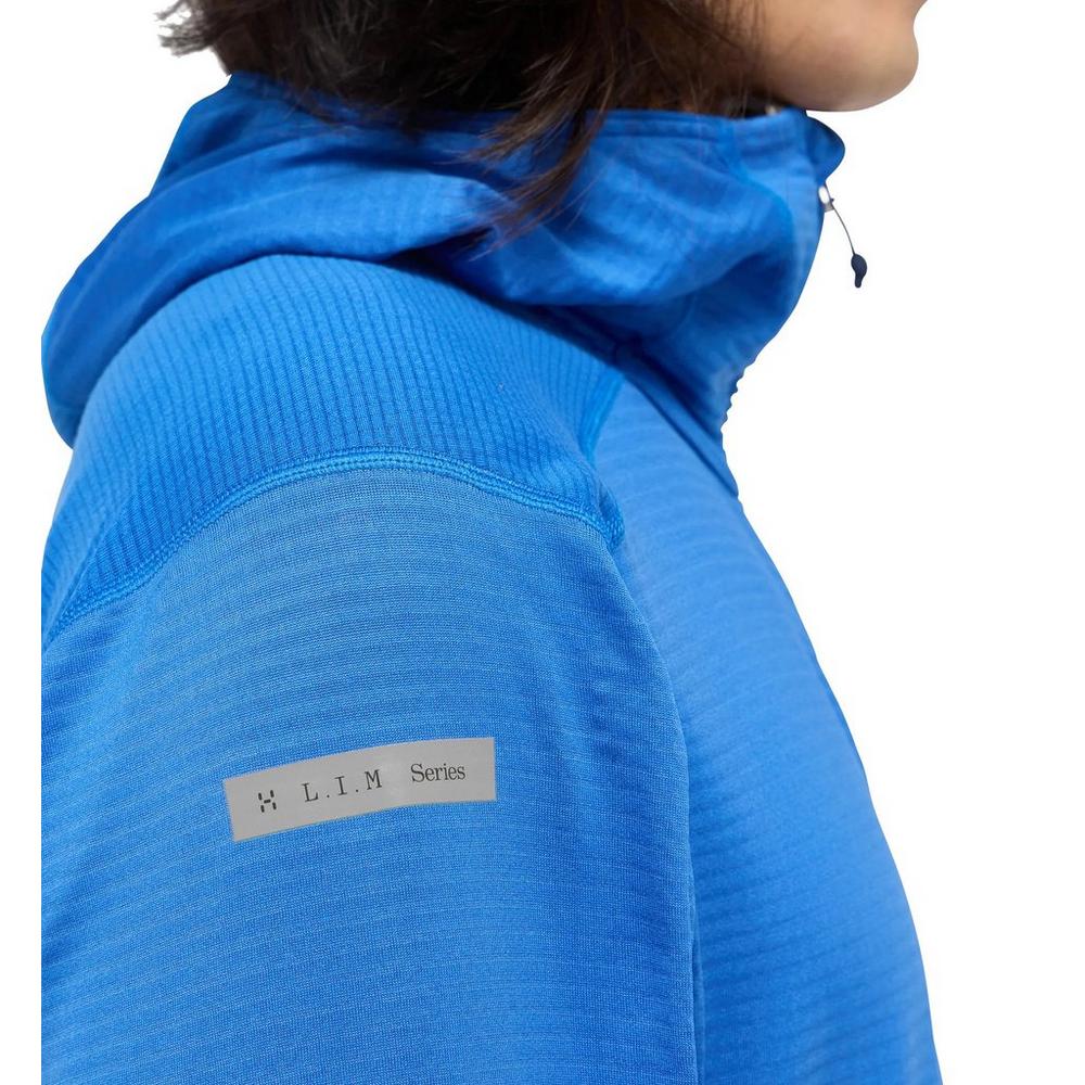 Haglofs Men's LIM Mid Multi II Hooded Fleece - Blue