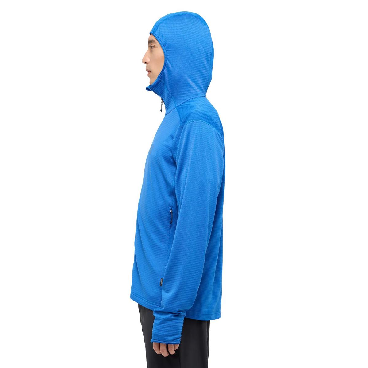 Haglofs Men's LIM Mid Multi II Hooded Fleece - Blue