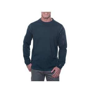 Men's Kommando Crew Long Sleeve Top - Blue