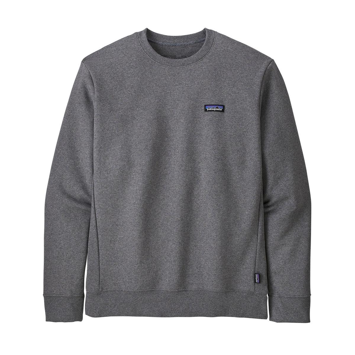 Patagonia Men's P6 Label Uprisal Crew - Gravel Heather