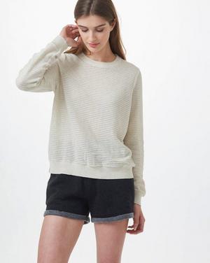  Women's Highline Cotton Rib Crew Sweater