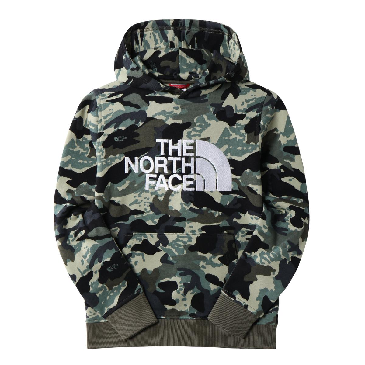 The North Face Kid's Drew Peak Hoodie - Camo Print