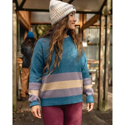 Passenger Women's Recycled Bay Knit Jumper - Blue Coral