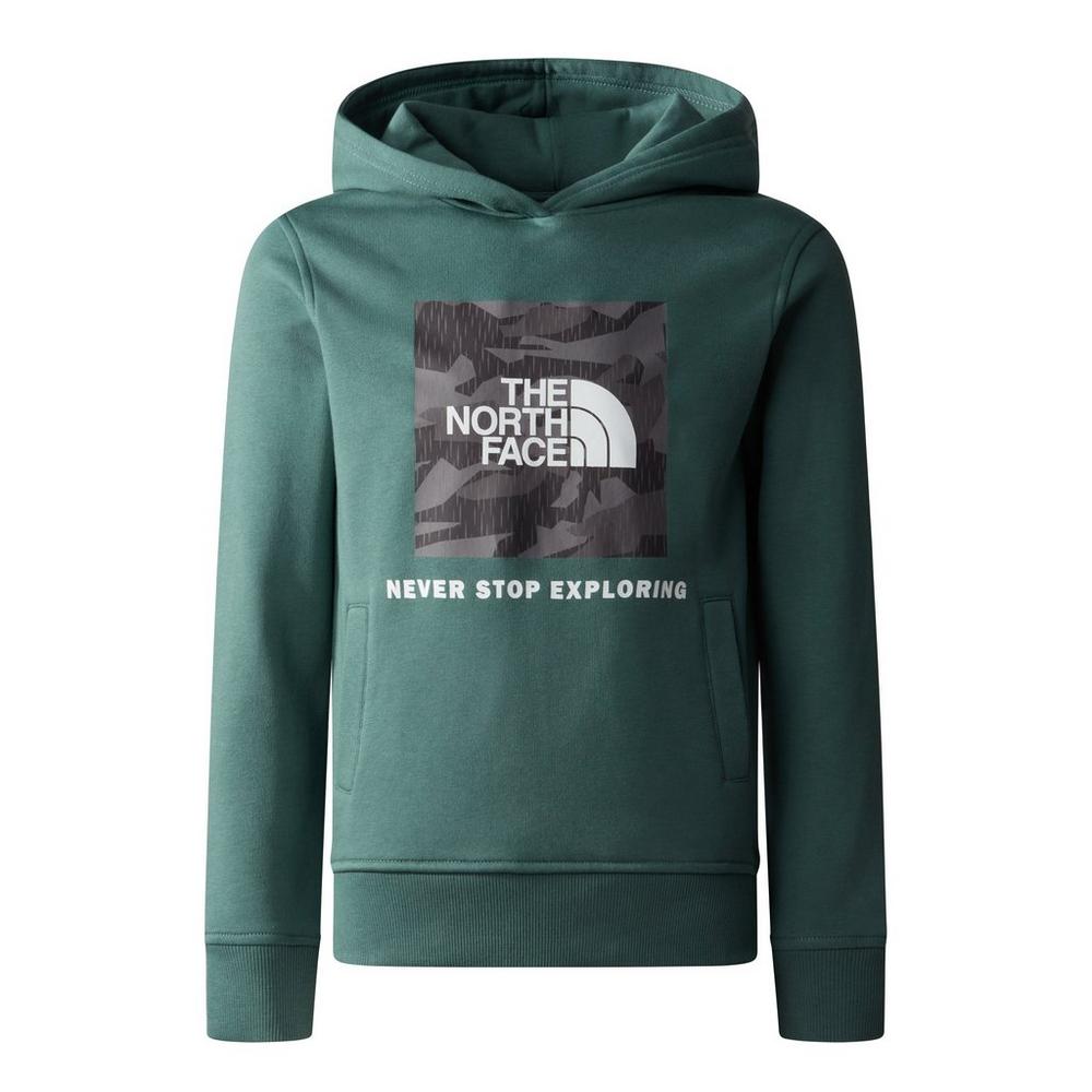 The North Face Kids Box Pullover Hoodie Green