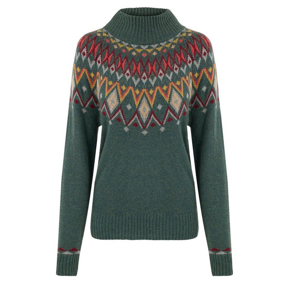Sherpa Adventure Women's Indu Mock Neck - Green
