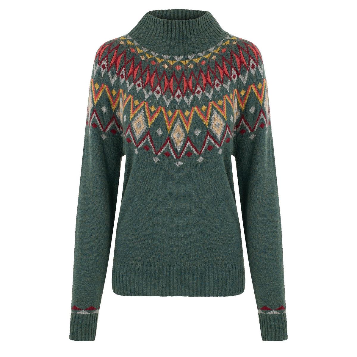 Sherpa Adventure Women's Indu Eco Mock Neck - Green