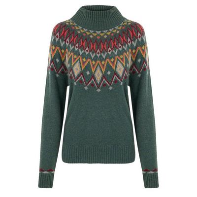 Sherpa Adventure Women's Indu Eco Mock Neck - Green