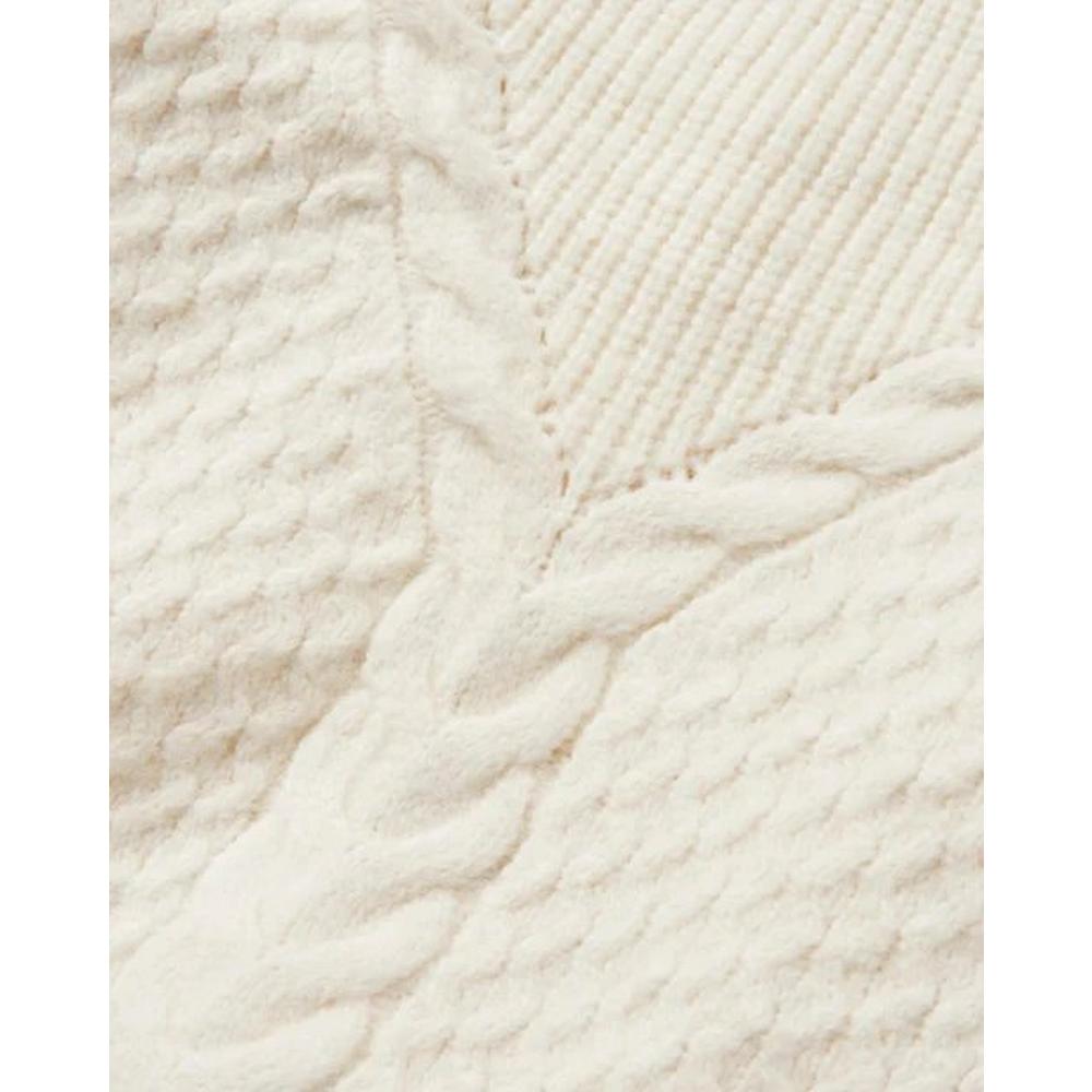 Passenger Women's Cozy Cable Recycled Knitted Jumper - Off White