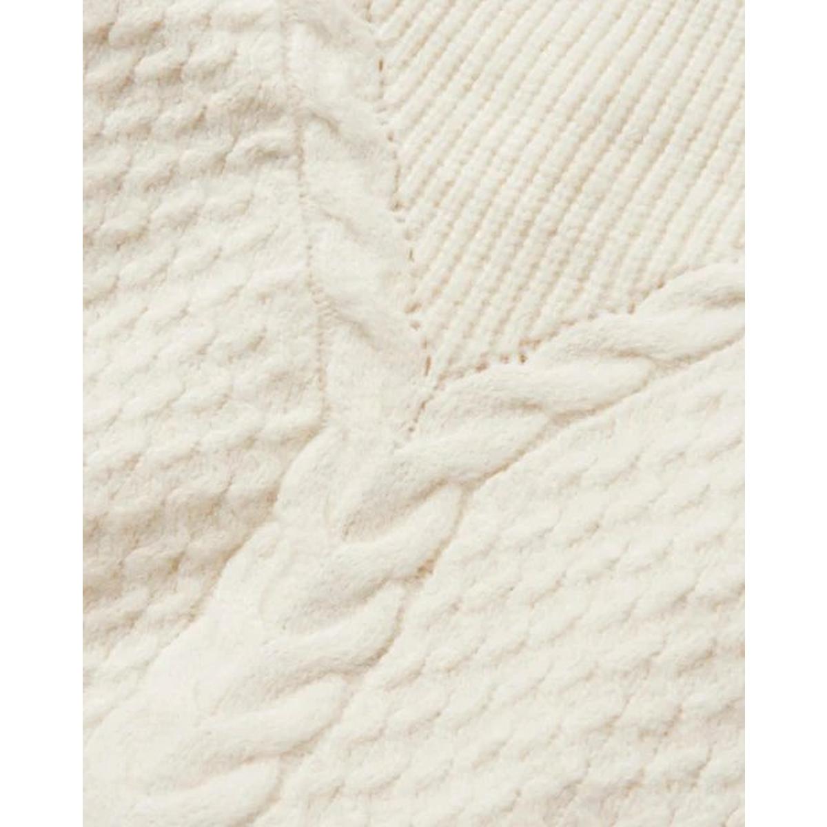 Passenger Women's Cozy Cable Recycled Knitted Jumper - Off White