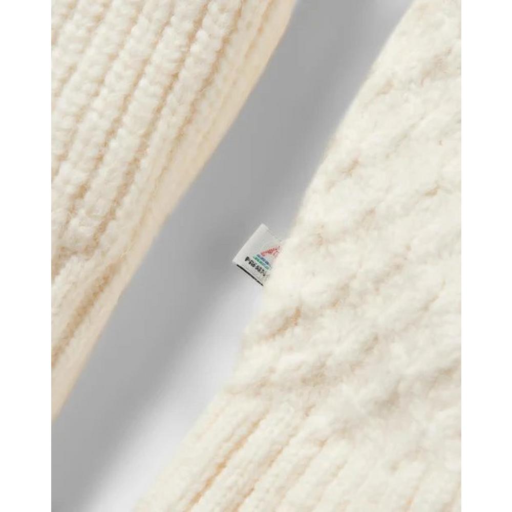 Passenger Women's Cozy Cable Recycled Knitted Jumper - Off White