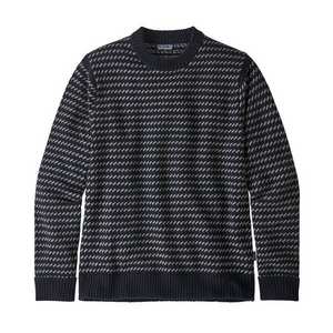 Men's Recycled Wool Blend Sweater - Navy