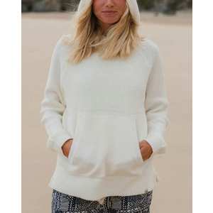Women's Cove Knitted Hoodie - Off White
