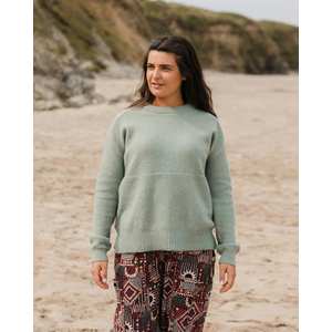 Women's Cove Recycled Knitted Jumper - Green