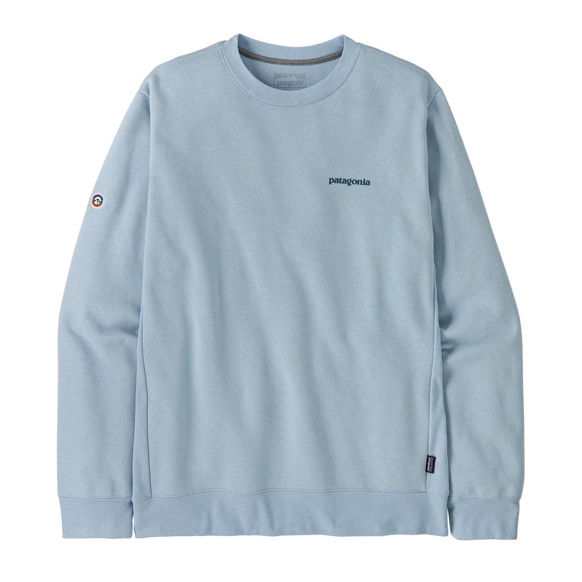 Patagonia Women's Fitz Roy Icon Uprisal Crew Sweater - Blue